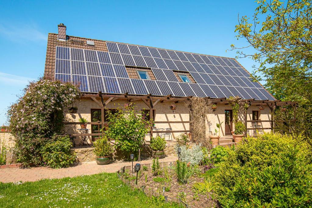 Ferienwohnung Am Walnussbaum Parchtitz Buitenkant foto
